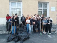 ЭКОЛОГИЧЕСКИЙ СУББОТНИК в студенческом общежитии