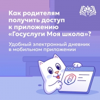 Единое мобильное приложение электронного дневника «Госуслуги Моя школа».
